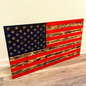 20”x36” Wooden American Flag